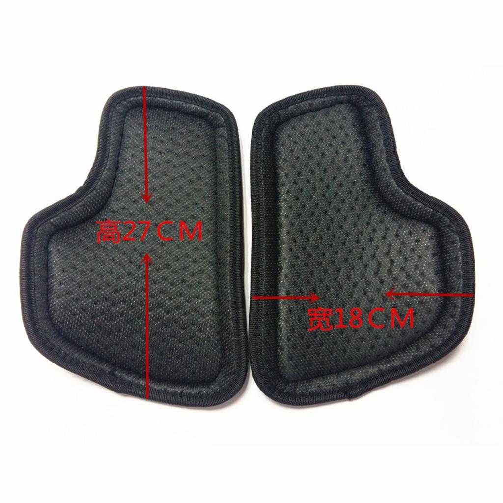 Durable Adults Built-in Chest Protector Gear Pads Guard for ATV Black