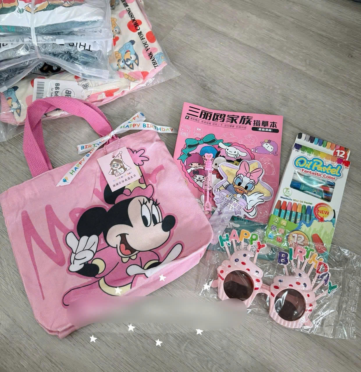 Túi Tote Vải Canvas MICKEY In Hình Hoạt Hình Cute – Quà Sinh Nhật, Đi Học, Đi Chơi – Size 27x24x8cm, 2 Màu Xanh Hồng - HÀNG CHÍNH HÃNG MINIIN