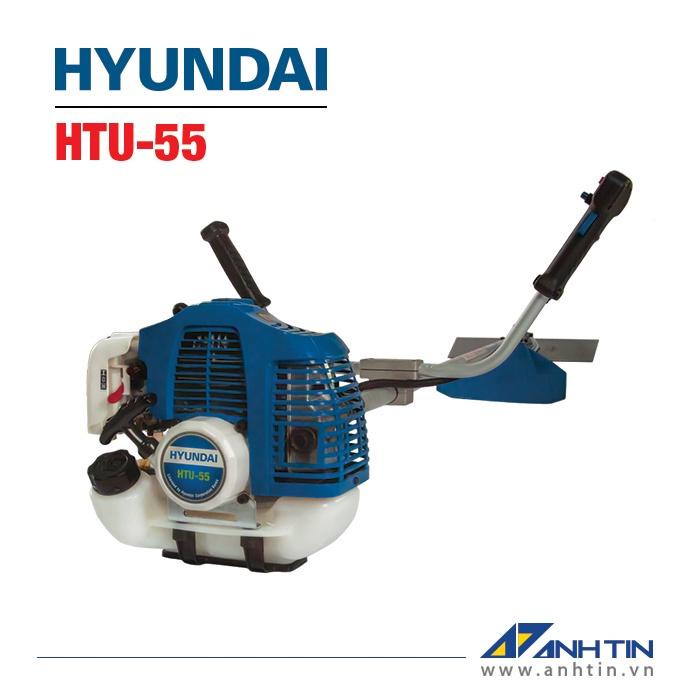 Máy cắt cỏ cầm tay HYUNDAI HTU-55 | Máy cắt cỏ chạy xăng công suất 1.87HP | Dung tích xy lanh 51.7cc