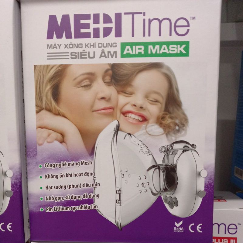 Máy xông khí dung siêu âm cầm tay Air Mask MediTime