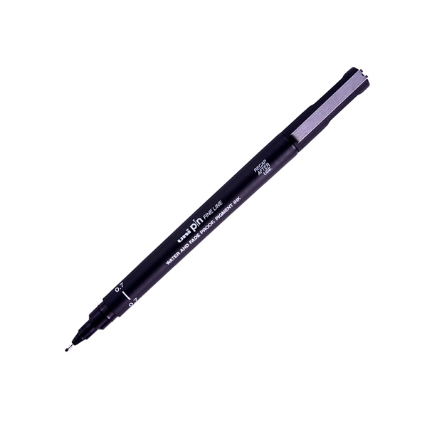Bút Kỹ Thuật Uni Fine Line PIN 07-200 - Mực Đen