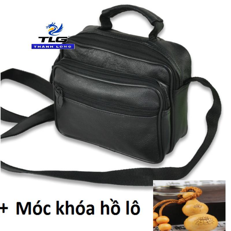Túi đeo chéo cho nam da thật Đồ Da Thành Long TLG 208250 + 01 móc khóa hồ lô cao cấp - không thể rẻ hơn