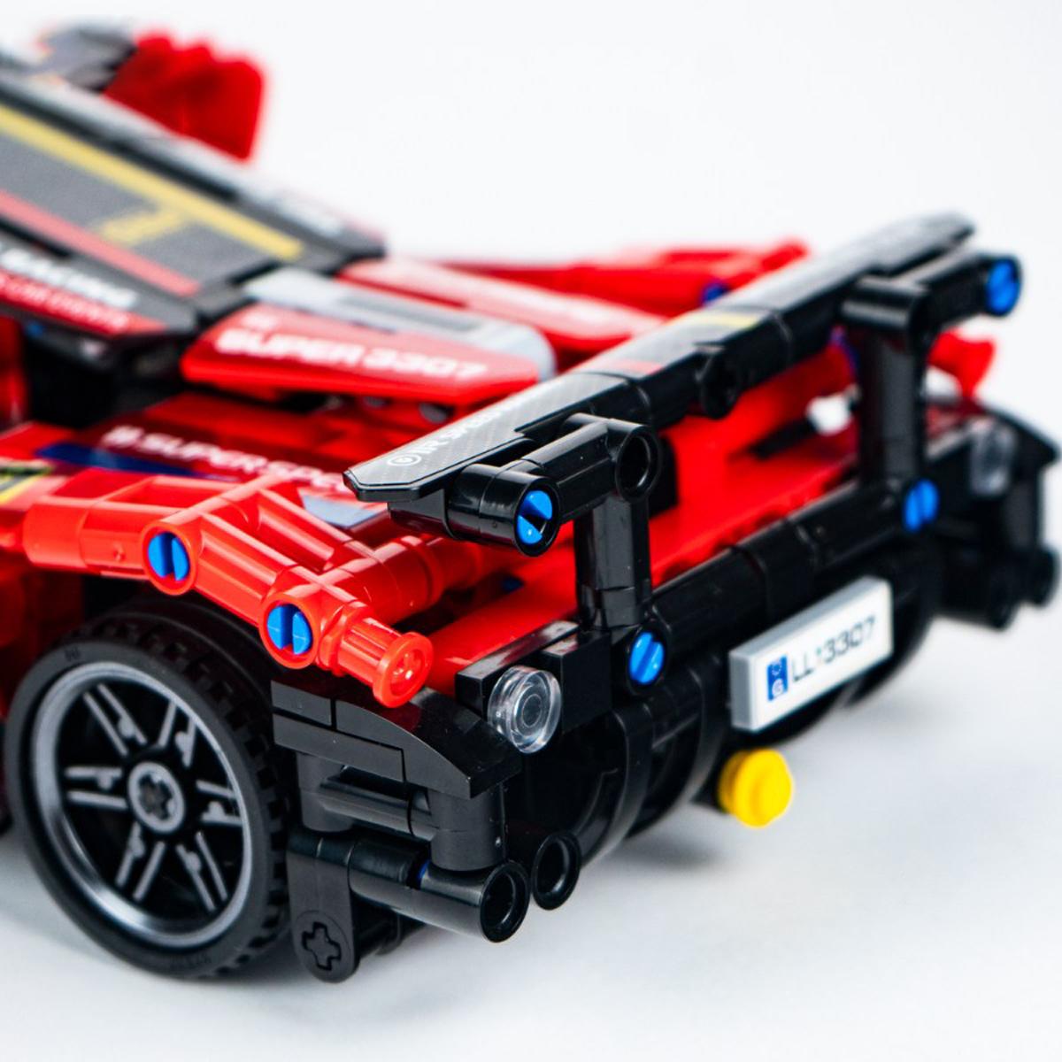 Đồ Chơi Lắp Ráp Xe Đua Chạy Đà Siêu Tốc Độ - Super Speed Pullback Racing Car - Toys&amp;Joys 3307 (513 Mảnh Ghép)