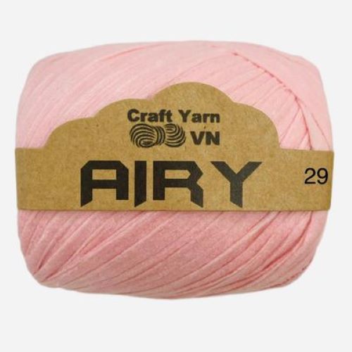 Sợi cọ giấy AIRY 45g mềm tơi, siêu nhẹ chuyên móc túi xách, mũ nón