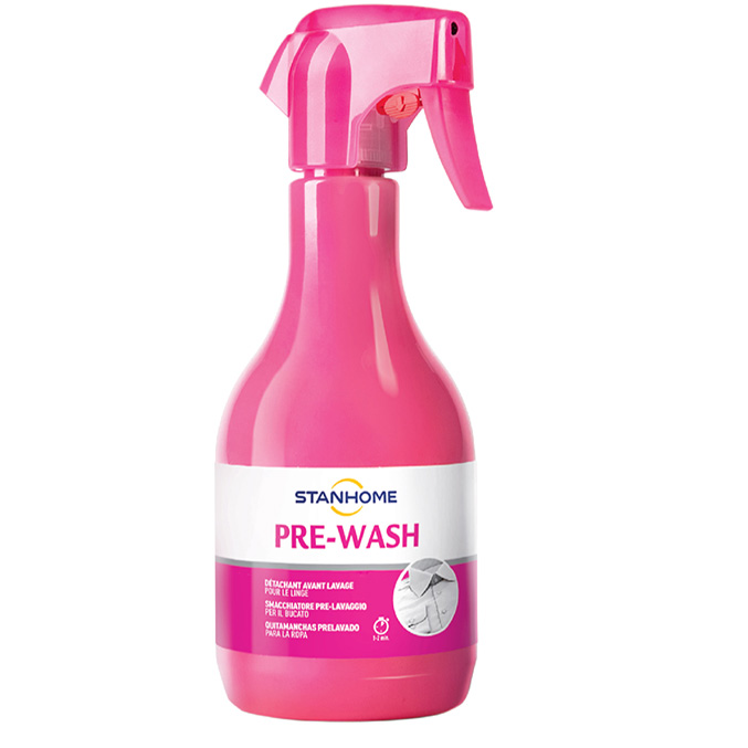 Tẩy Vết Bẩn Quần Áo Không Mất Màu - Hư Hại Sợi Vải Pre-Wash Extra Stanhome 500ml - 64350