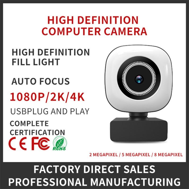 Webcam Hsv 1080p Lấy Nét Tự Động Với Vỏ Bọc Micro Cho Máy Tính