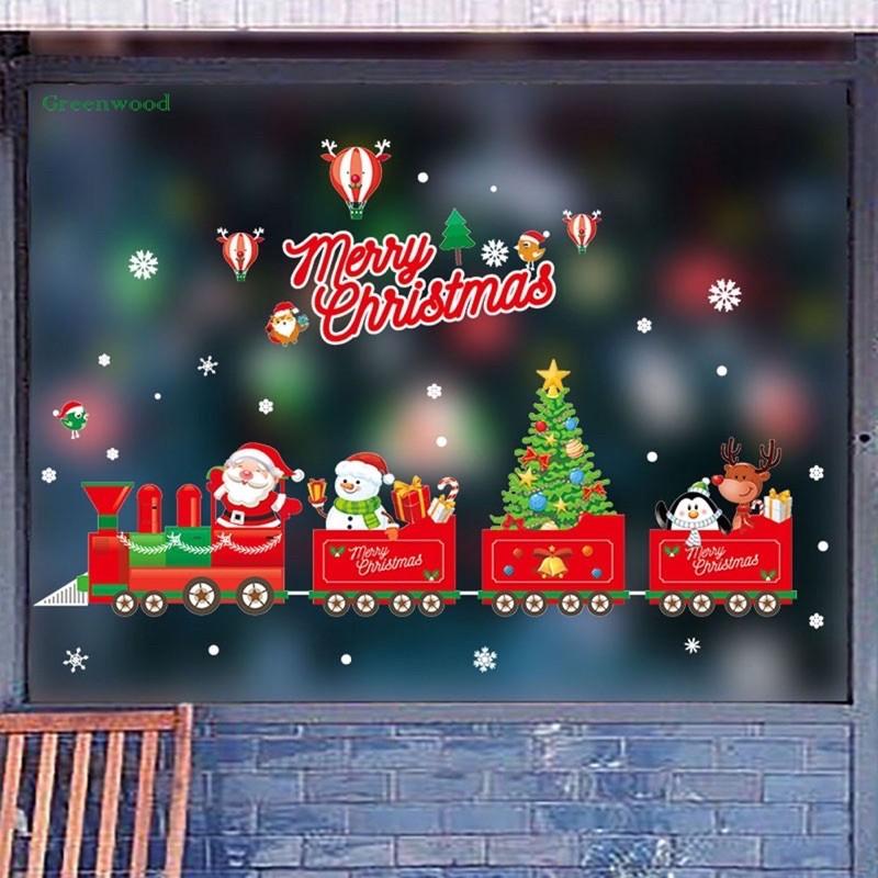 Decal trang trí tường Noel - Nhiều mẫu chào lễ Giáng Sinh vui nhộn