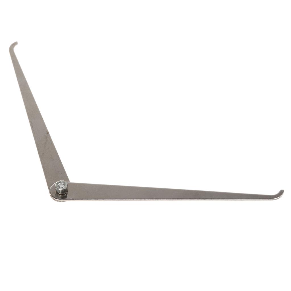 Inox 20cm Trong & Ngoài Đồ Gốm Kẹp Phanh Đất Sét Dụng Cụ Đo