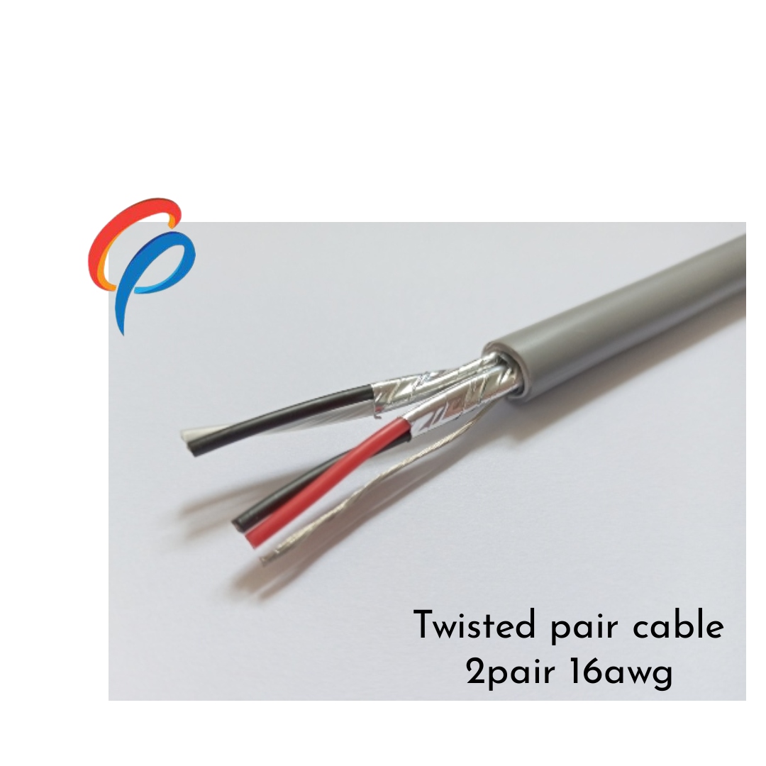 Cáp tín hiệu vặn xoắn 2pair 16awg phôi nhôm