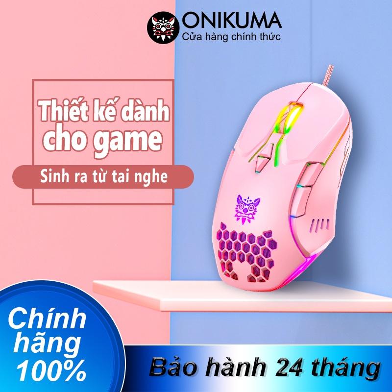 Chuột chơi game có dây ONIKUMA và chuột Bluetooth không dây có thể sạc lại với đèn RGB [Hàng chính hãng