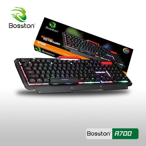 Bàn phím giả cơ Bosston R700 LED Gaming - HÀNG CHÍNH HÃNG - JL