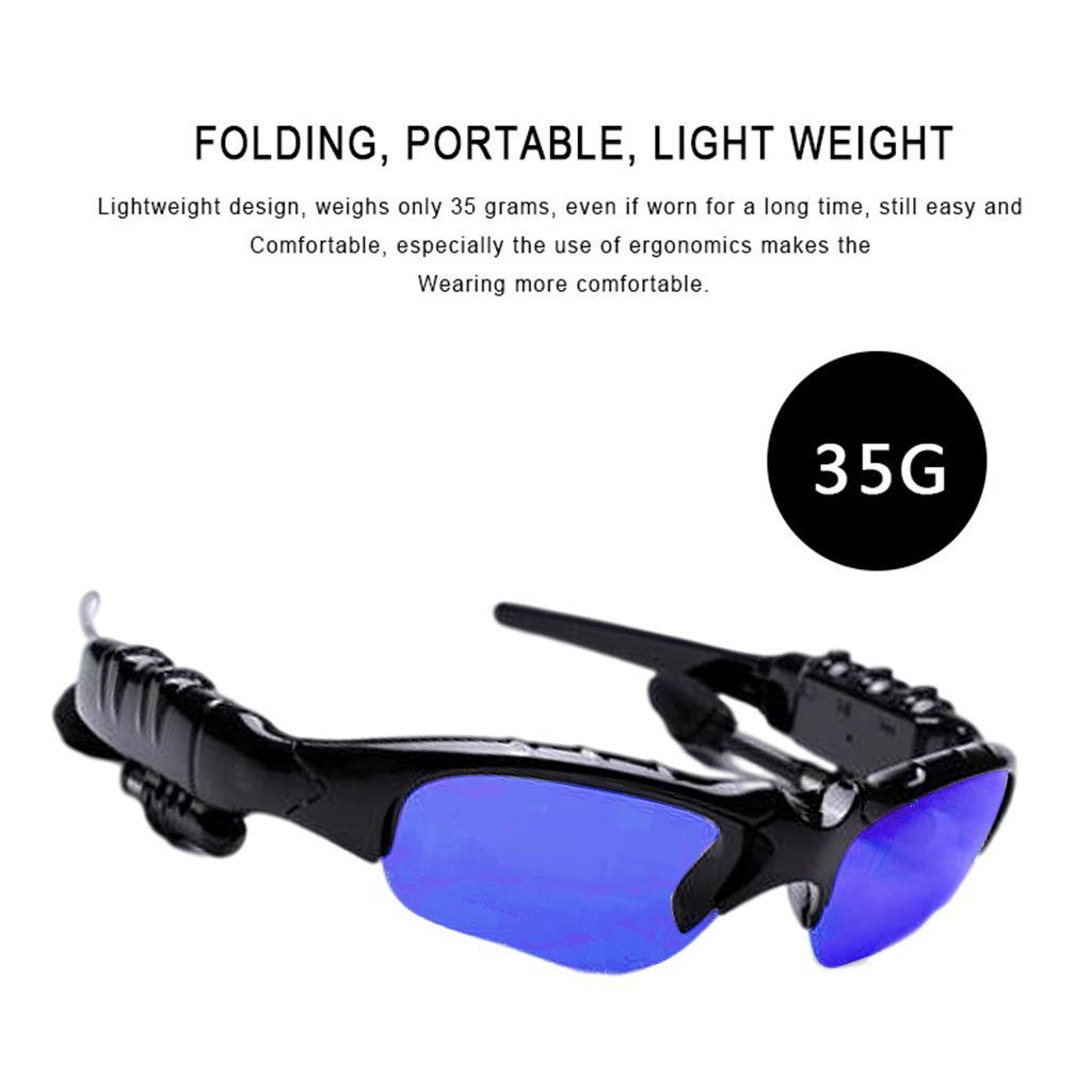 2X Sports Bluetooth Sunglasses Headset Headphone for Men Earpiece