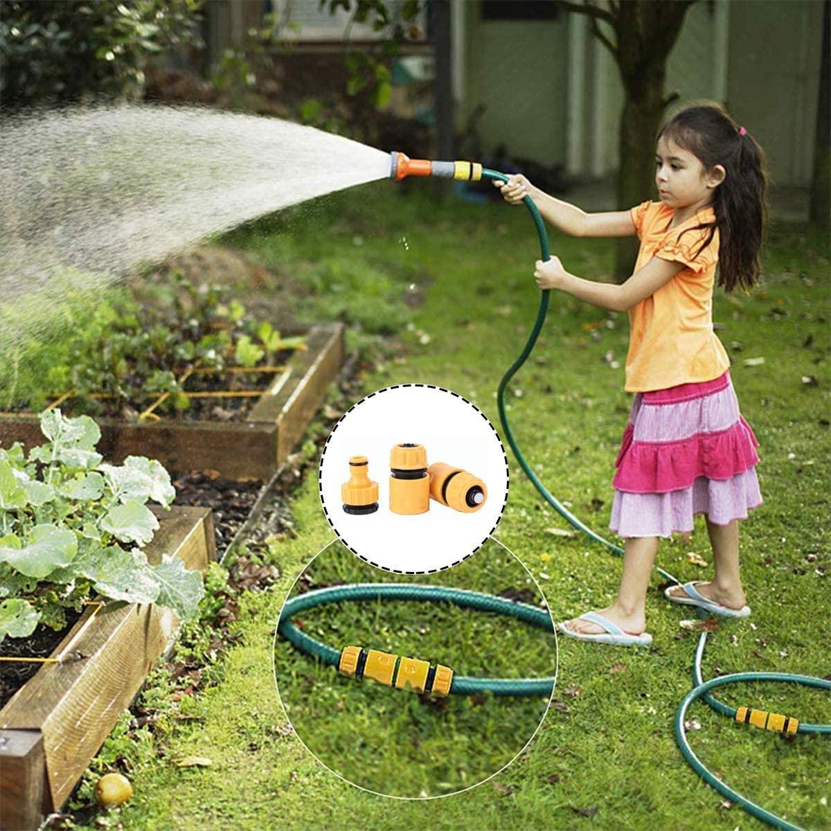 Bộ kết nối ống của phụ kiện ống tưới. Vòi phun, đầu nối nhanh, đầu nối không thấm nước, đầu nối nam kép, kích thước 1/2 và 3/4 inch đầu nối