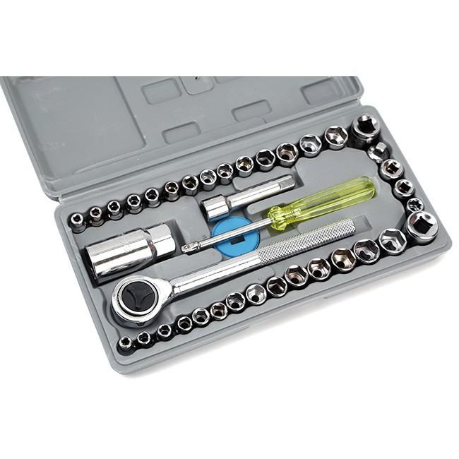 BỘ SỬA CHỮA ĐA NĂNG 40 MÓN CHO XE MÁY, Ô TÔ