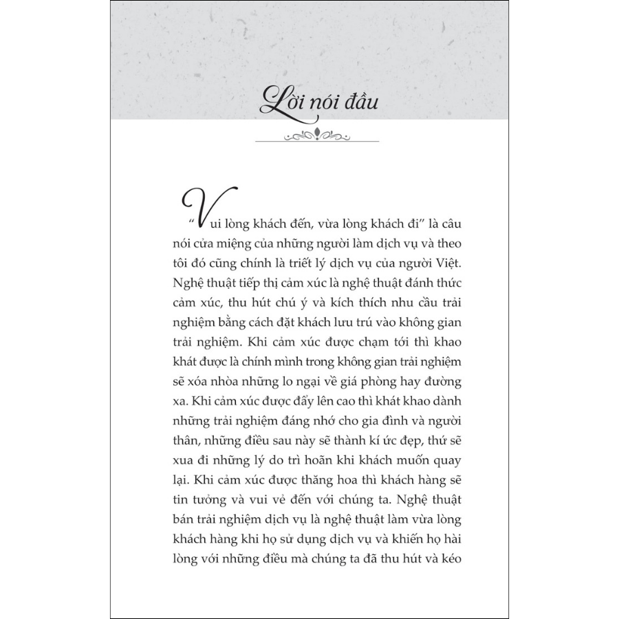 Sách Vui Lòng Khách Đến, Vừa Lòng Khách Đi