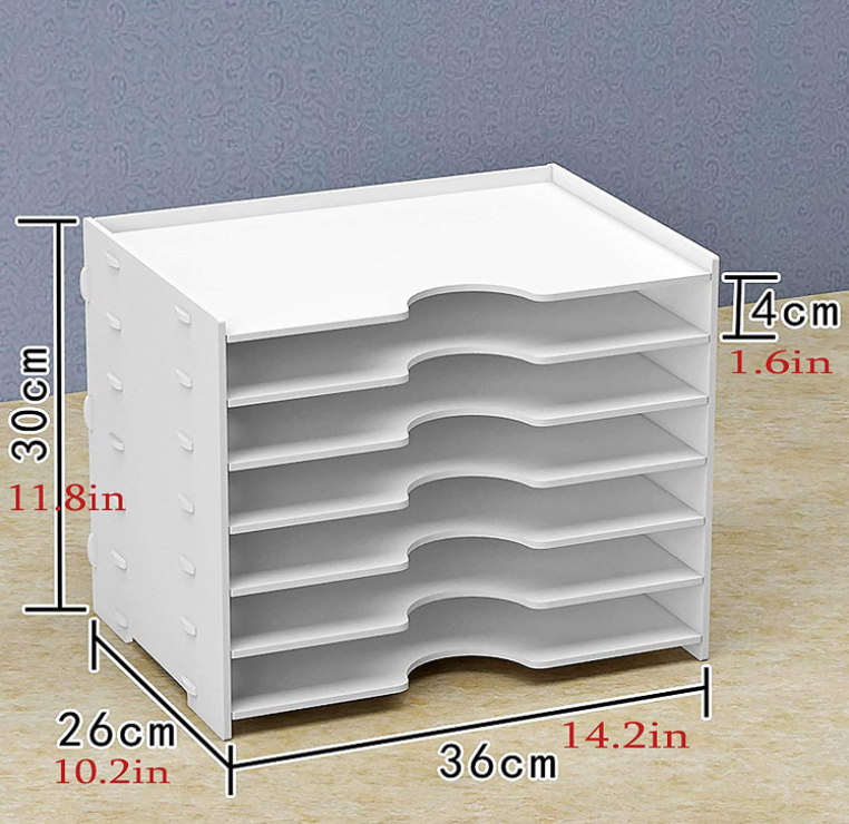 Kệ tài liệu 7 tầng FILE ORGANIZER WHITE