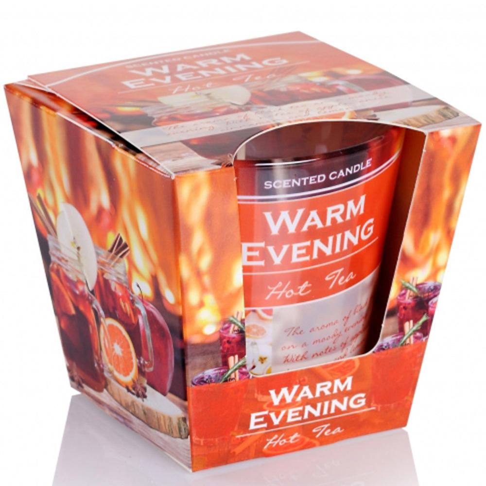 Combo 2 Ly nến thơm tinh dầu Bartek Warm Evening 115g QT02788 - quế, hồi, cam đỏ, trang trí, thơm phòng, thư giãn, hỗ trợ khử mùi