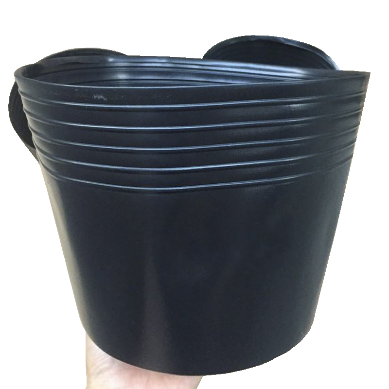 300 Chậu nhựa PE dẻo C11 miệng cao 28x23cm trồng cây bền từ 5 đến 10 năm-0077106