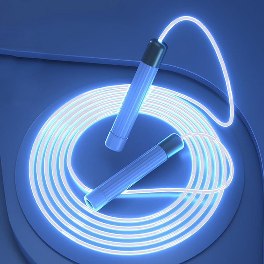 Phát Sáng Dây Nhảy Dài 3 Mét Dây Nhảy LED Nhanh Nhảy Tập Thể Dục Dành Cho Trẻ Em Học P.E. Lớp Thể Thao
