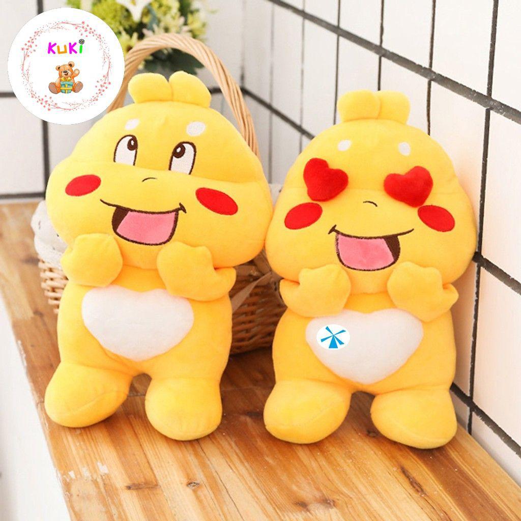 Gấu bông ôm qoobee ong vàng thú nhồi bông cute cho bé 40cm