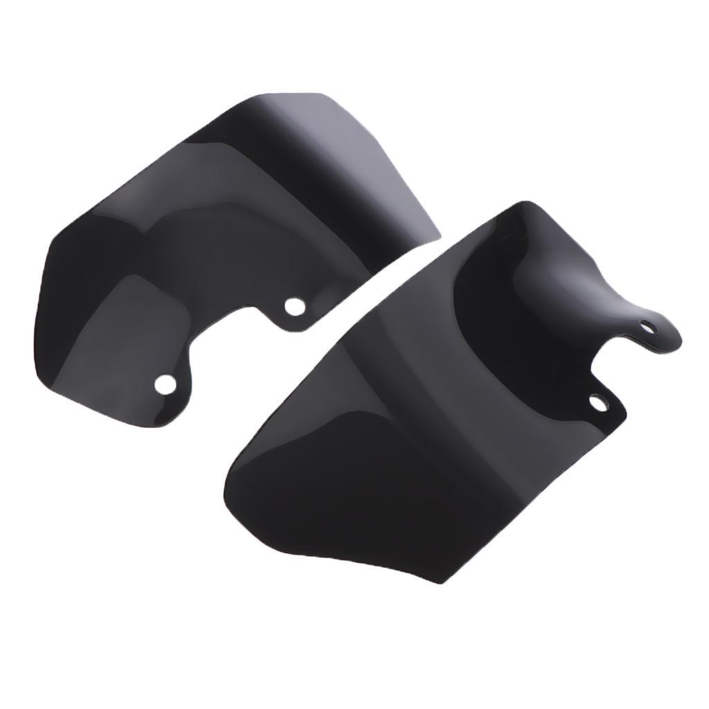 1 Pair Motorcycle Wind Deflectors Scratch Resistant for   Black