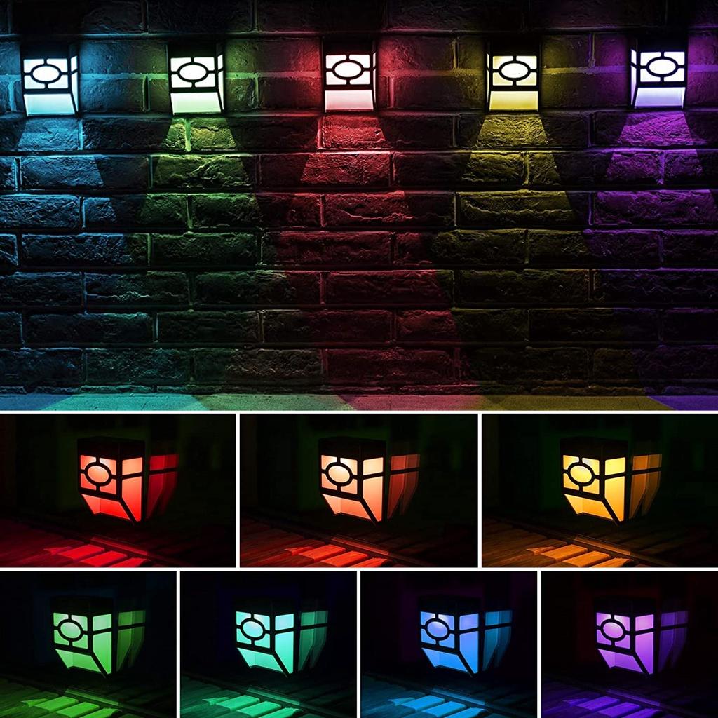 Đèn Led Năng Lượng Mặt Trời Chống Thấm Nước Dùng Trang Trí Hành Lang/ Cầu Thang/ Sân Vườn Phong Cách Retro