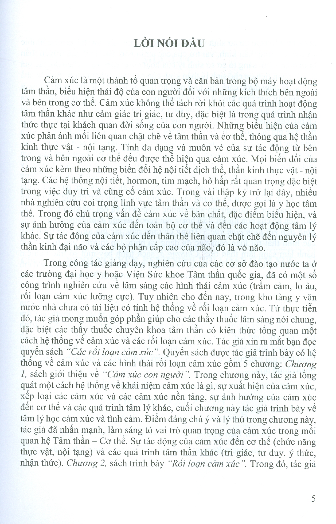 Các Rối Loạn Cảm Xúc (Sách tham khảo)