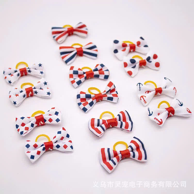 NƠ KẸP TÓC CÀI TÓC THỜI TRANG DỄ THƯƠNG PHONG CÁCH ÂU MỸ  MÃ 34 CHO THÚ CƯNG CHÓ MÈO