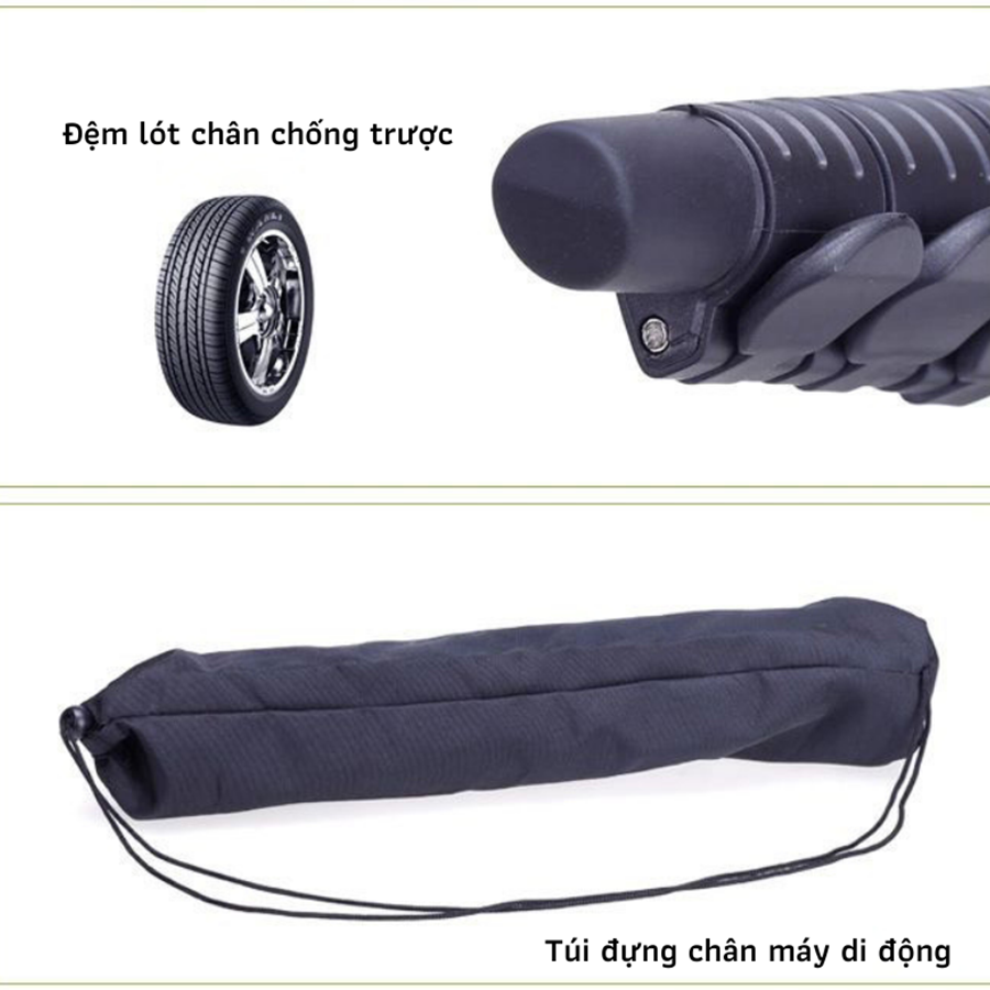 Chân Đế Tripod Cho Điện Thoại Và Máy Ảnh (Kèm Túi Đựng) - Chất Liệu Nhôm Cao Cấp, Gọn Nhẹ, Tiện Dụng Khi Đi Du Lịch [680]