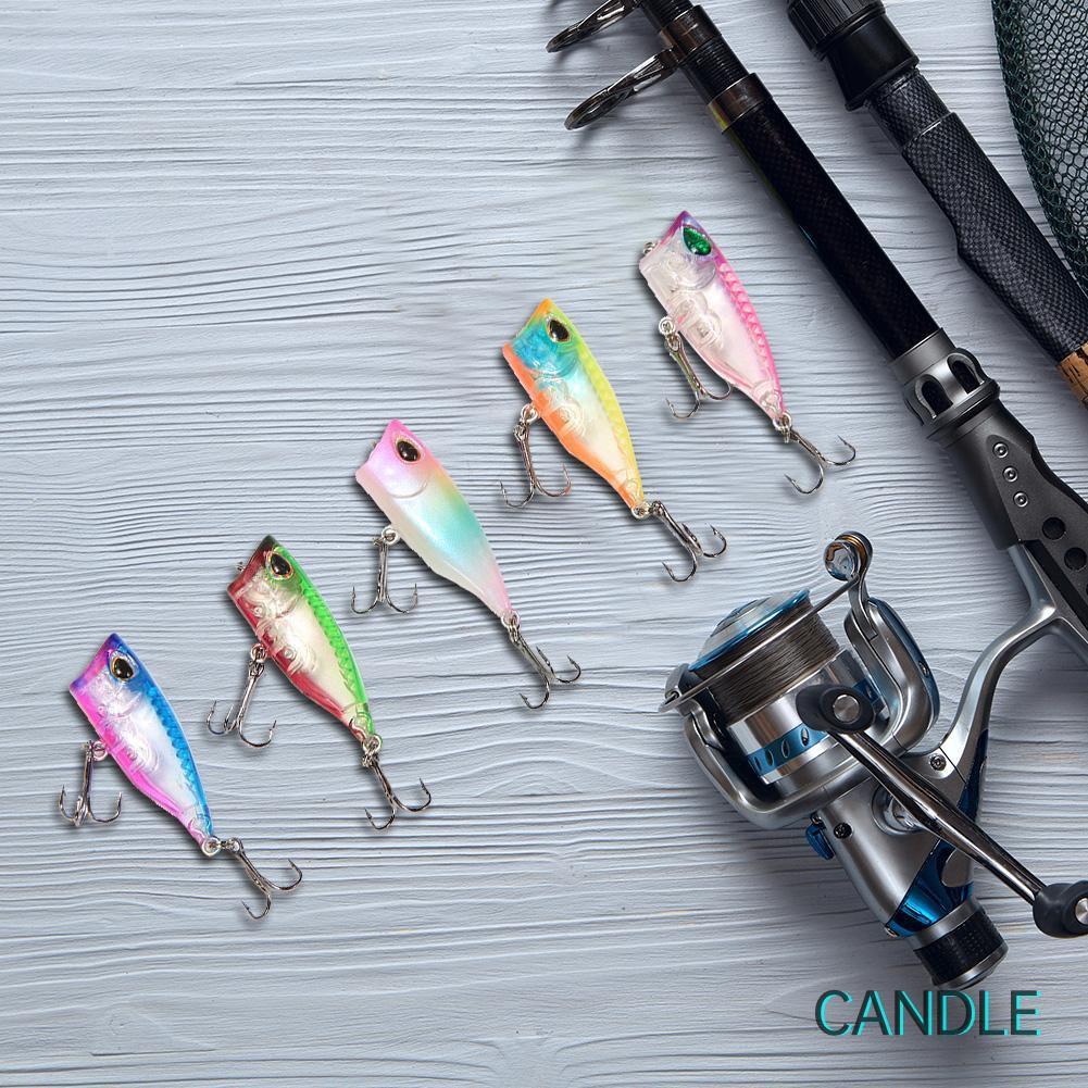 Set 5 Mồi Câu Cá Giả 4cm 3.5g