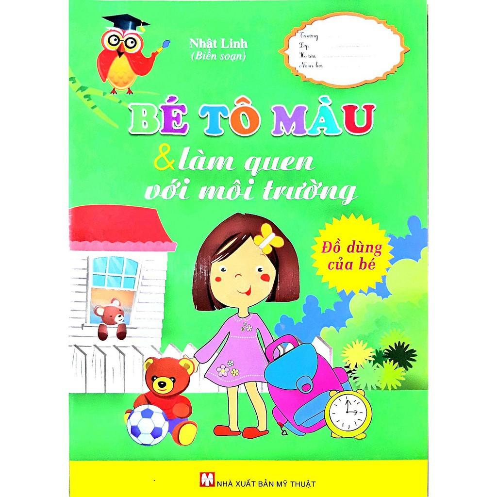 Bé Tô Màu & Làm Quen Với Môi Trường Đồ Dùng Của Bé - Bản Quyền