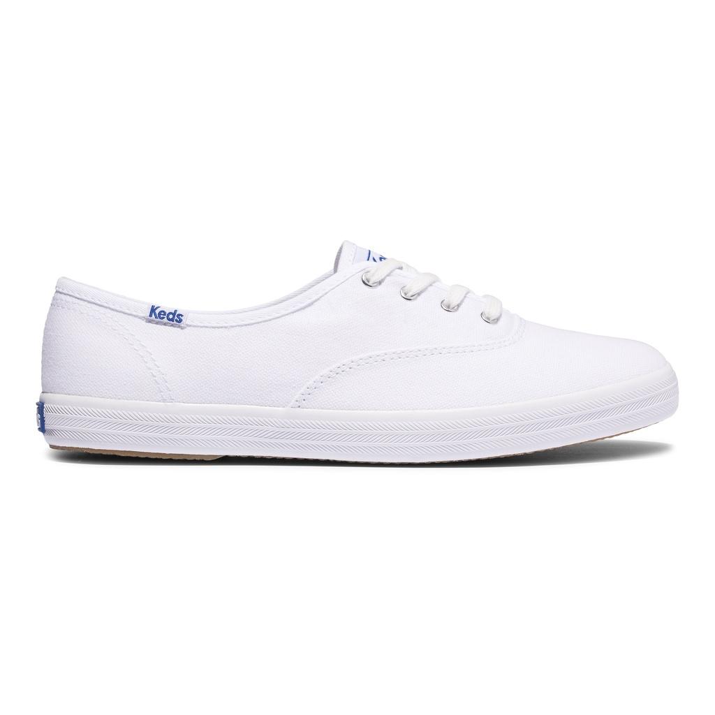 Giày Keds Nữ - Champion Organic Canvas White - KD064811