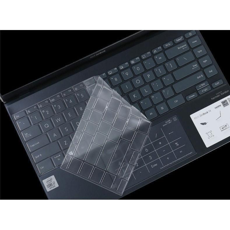 Miếng Phủ Bảo Vệ Bàn Phím dành cho Asus ZenBook 14 UX425 2020 Nhựa TPU Cao Cấp