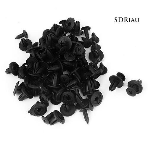 Bộ 100 Đinh Tán Nhựa Cho Xe Ô Tô