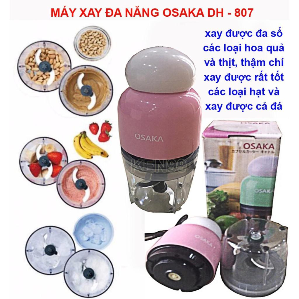 MÁY XAY SINH TỐ, XAY ĐÁ OSAKA MẪU TO NẮP TRÒN TRẮNG