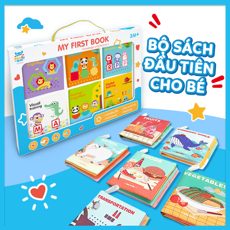 Đồ Chơi PEEK A BOO Sách Vải Đầu Tiên Cho Bé 9972