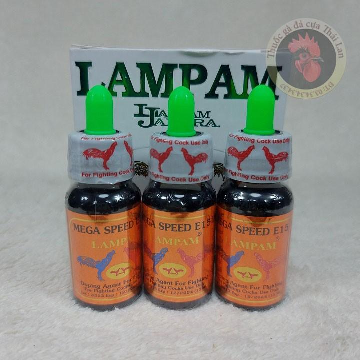Lọ nguyên zin 15ml - mega speed e15 - thuốc tăng lực gà đá cao cấp của lampam