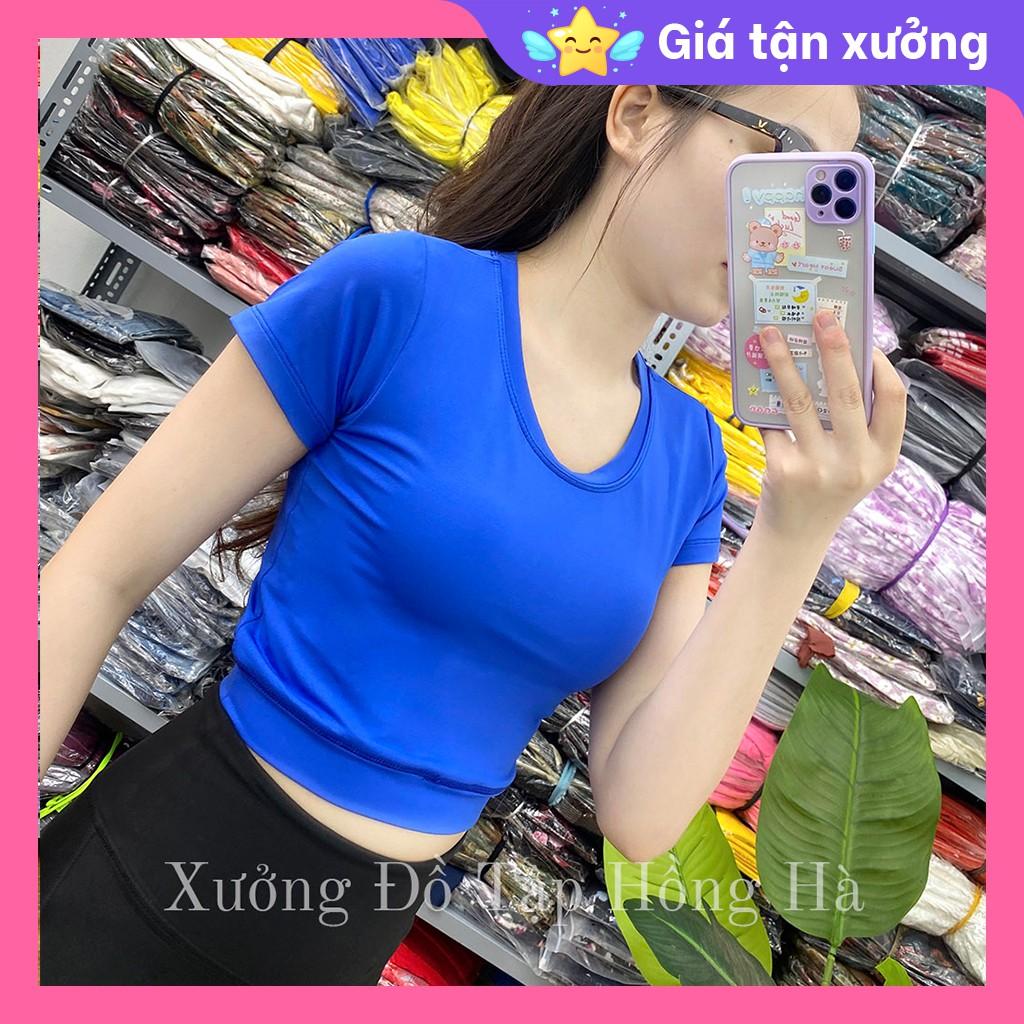 Ảnh Thật 100% - Mặc Là Mê Áo tập GYM nữ đa năng - Yoga nữ - Áo tập croptop bo đai nhiều màu