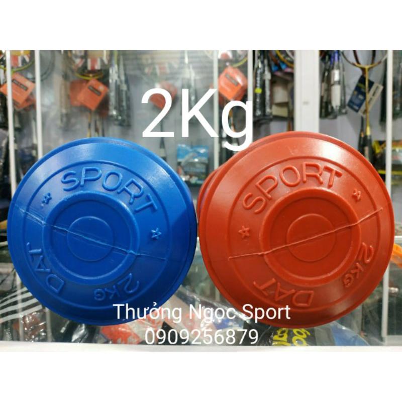 Tạ 2kg Nhựa Nhồi Sẵn