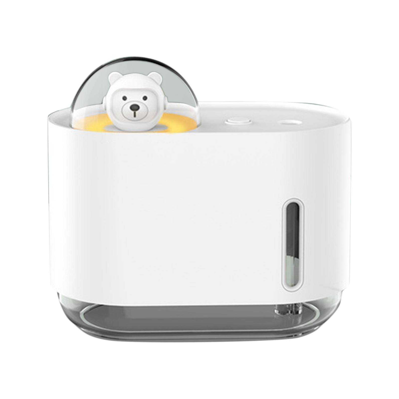 Mini Air Humidifier USB Quiet LED Lamp 300ml for Indoor Table Car