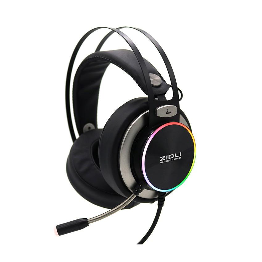 Tai nghe Gaming ZIDLI ZH20 (Ring RGB, Sound 7.1) - Tai nghe Gaming cao cấp cực đỉnh - Hàng Chính Hãng