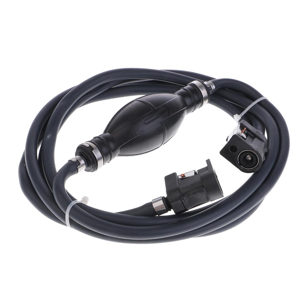 Fuel Line Hose Bulb Kit Outboard Boat Tank Connectors for Yamaha