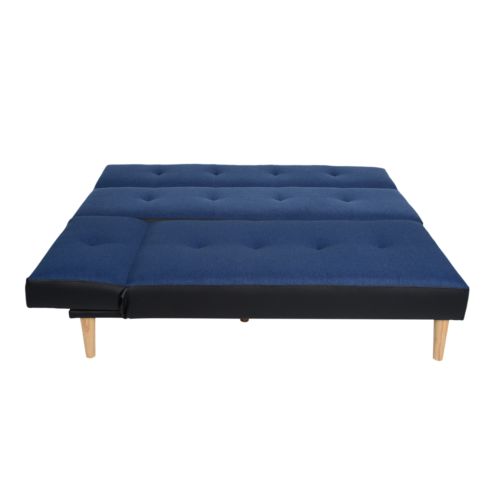 Trọn Bộ  Sofa Góc L (Sofa Giường + Sofa Thư Giãn) BizSofa Bed MLF-291 - Xanh Dương