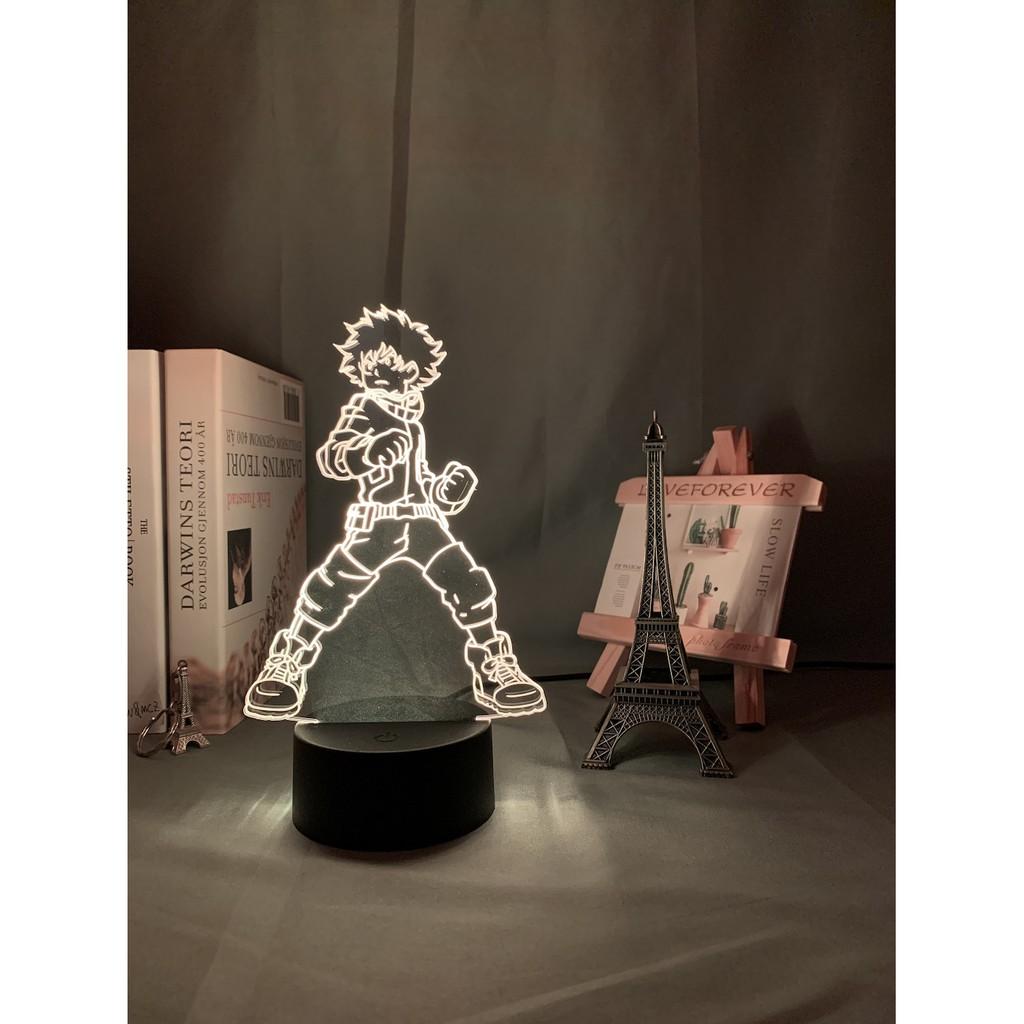 Đèn ngủ Led 3D Izuku Midoriya - Led Cảm Ứng Cảm Anime Hunter X Hunter