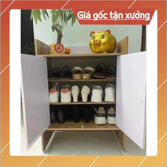 Sản Phẩm Giao Hỏa Tốc - Tủ Giày Gỗ Kệ Để Dép Đa Năng, Tủ Có Cửa Đựng Đồ Tiện Ích