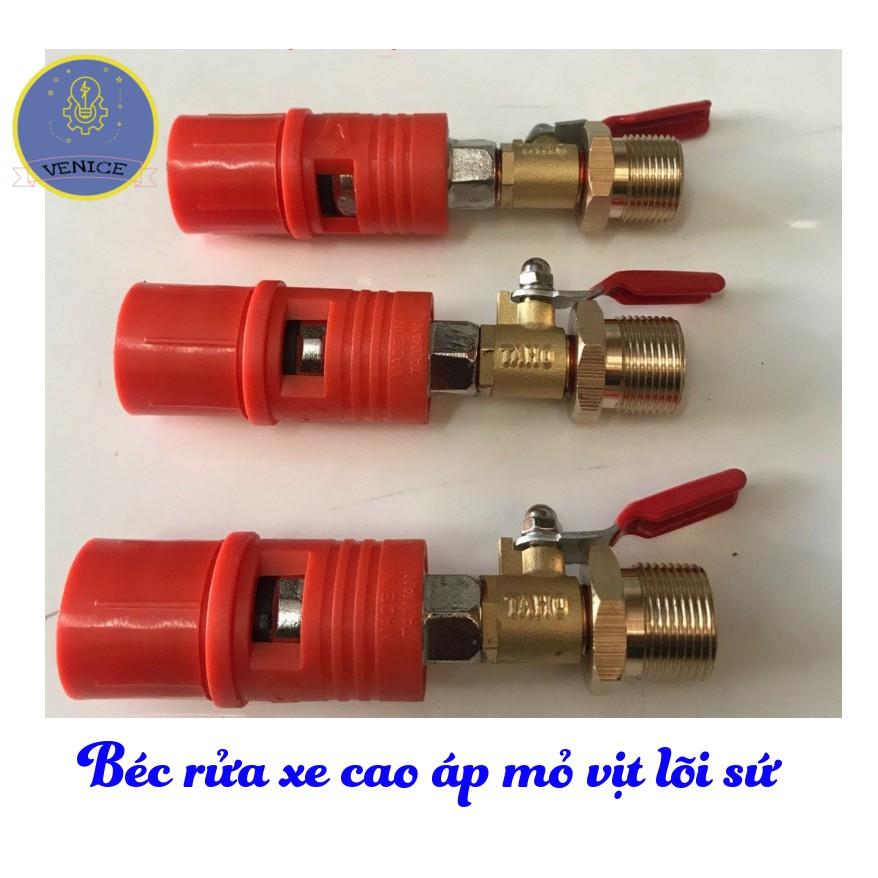 Béc rửa xe cao áp mỏ vịt lõi sứ 1.5 mm - 1.8 mm - 2 mm