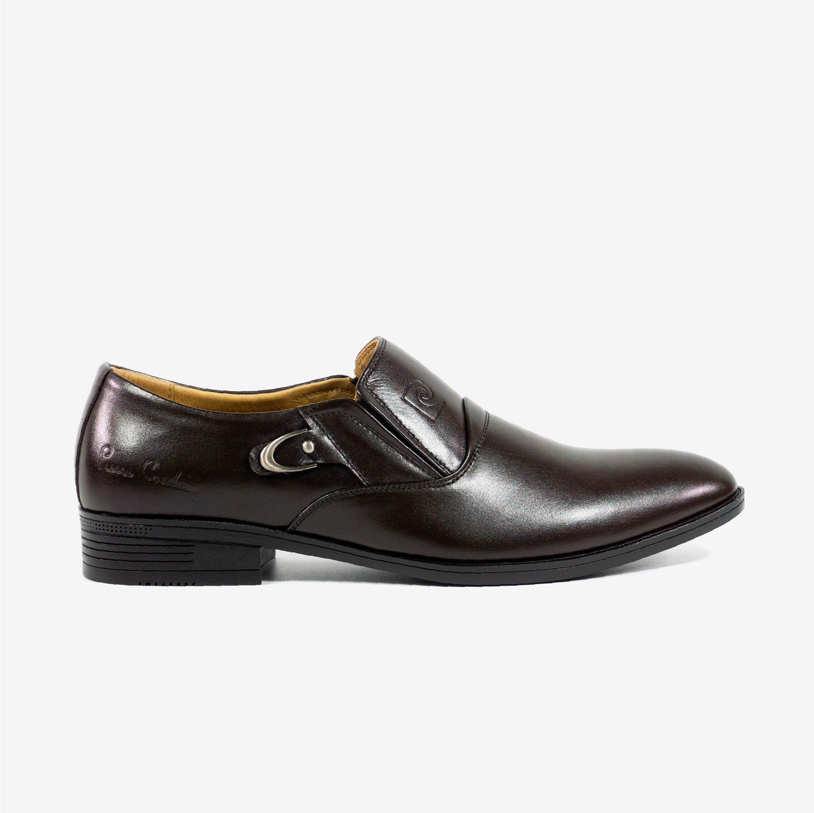 Giày lười da nam Pierre Cardin với thiết kế logo đẹp mắt, kiểu dáng ôm chân, hiện đại - PCMFWL 765