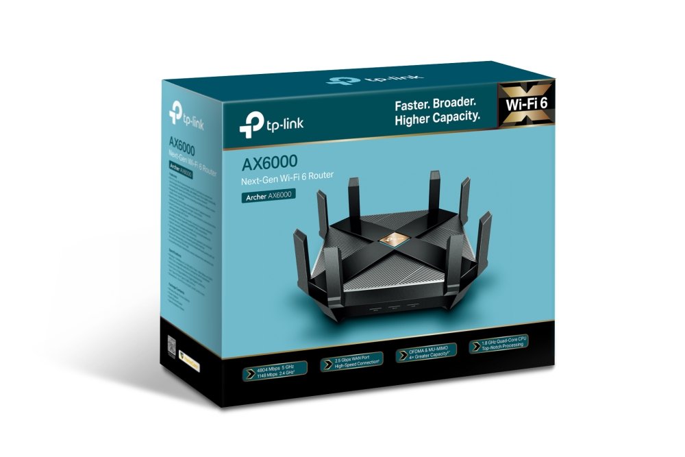 Router Wifi 6 TP-Link Archer AX6000 - Hàng Chính Hãng