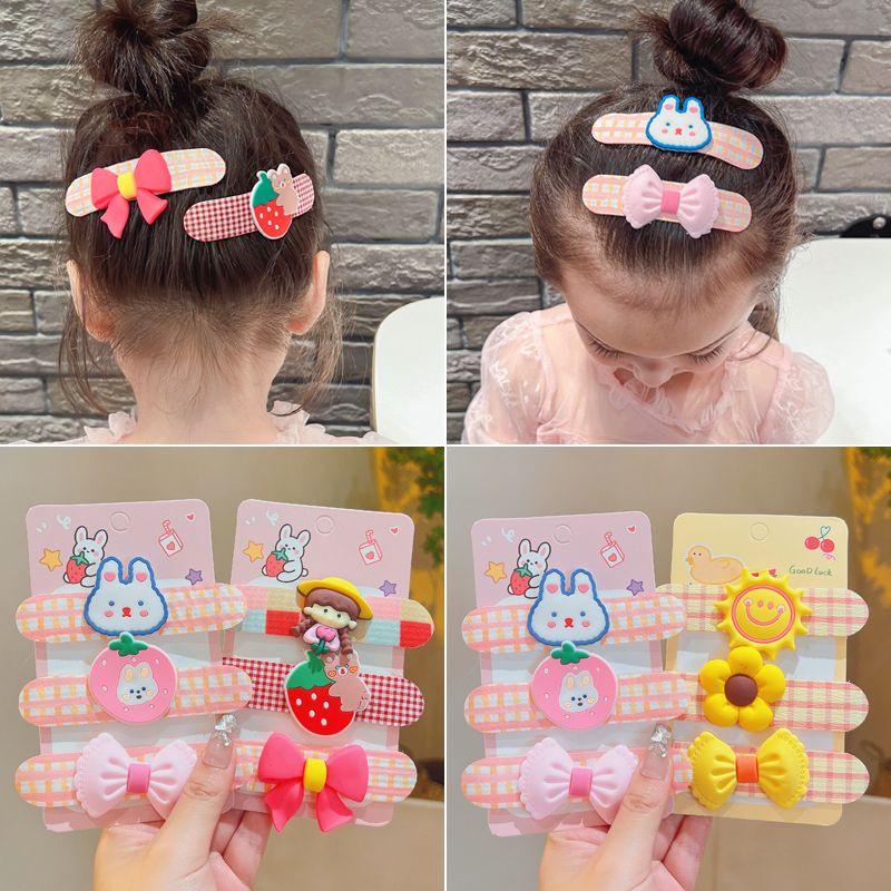 Set 3 Băng Đô Dán Tóc Cho Bé Gái(Túi PPF/Loại Ngắn)