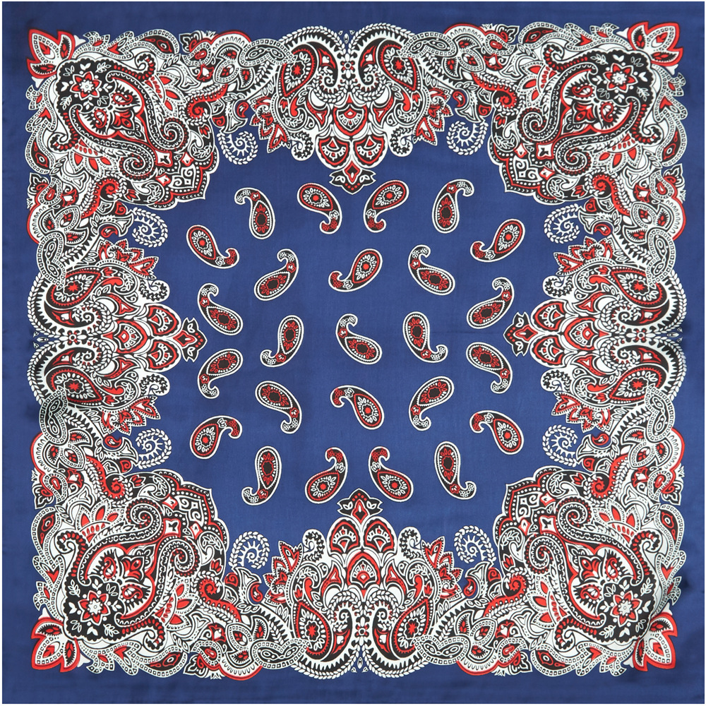 Khăn Bandana EXO Cao Cấp Họa Tiết Tế Bào Đơn Thổ Cẩm Chất Lụa Satin - 60x60cm - Mã B008